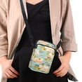 thumbnail image 4 of HELLHERO Shark Ocean Life Women Crossbody Bag, with Adjustable Strap, Travel Polyester 4.33"x1.97"x7.09", 4 of 7