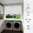 thumbnail image 3 of Chicology Roller Shades | Cordless Room Darkening and Light Filtering Window Blinds |31"W x 72"L| Privacy Shades for Bedroom & Living Room | Easy Install | Woven White, 3 of 6