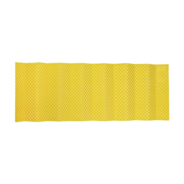 Colchoneta de camping de aluminio con aislamiento térmico y espuma cómoda Amarillo
