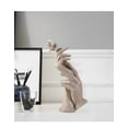 thumbnail image 5 of Escultura de manos decorativas de resina decoración del hogar amante de la boda (gris) Sincero Electrónica, 5 of 5