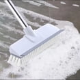thumbnail image 4 of 31.5 Inches Long Handle Floor Scrub Brush With Built-In Squeegee, Stiff Bristle Grout Brush For Deep Cleaning Bathroom, Toilet, Tile, Carpet, And Hard-To-Reach Gaps For Home,, 4 of 5