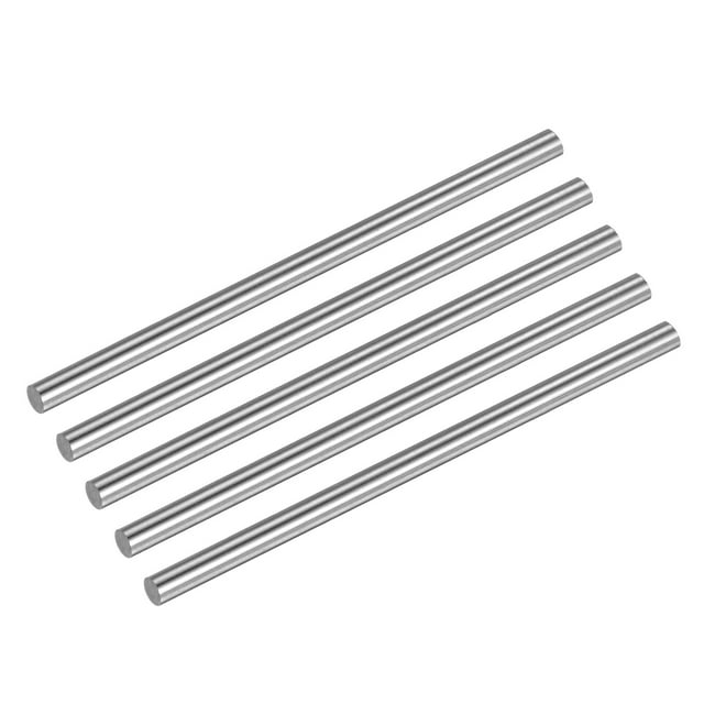 3x60mm (Dia -0/-0.01mm) Redondo Acero Varilla 63-65 HRC HSS Torno Barra Herramienta para Eje Engranaje Taladro Tornos Perforador Máquina Torneado Miniatura Eje 5uds