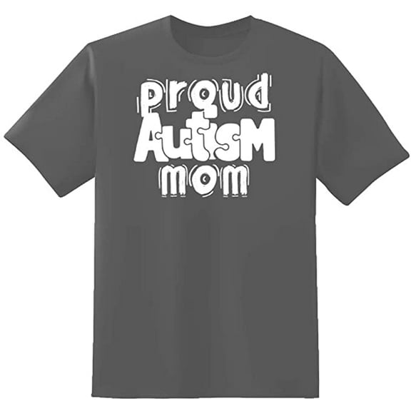 RedBarn Proud Autism Mom Mother of Autistic Child Mothers Day Gift Mens Graphic T Shirts