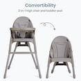 thumbnail image 4 of Dream On Me Chomper Champ 2-in-1 Highchair, Cloud Gray, 4 of 9