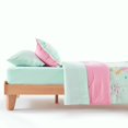 thumbnail image 4 of Sleep Zone Kids Twin Bedding Comforter Set - Super Cute & Soft Kids Bedding 5 Pieces Set with Comforter, Sheet, Pillowcase & Sham (Mermaid Princess), 4 of 9