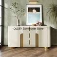 thumbnail image 2 of Modern Minimalist Sideboard Buffet Slate Cupboard Entrance Hall Console Table Kitchen Coffee Tables Aparador Kitchen Furniture My Lux Decor Round, 2 of 16