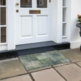 thumbnail image 6 of Addison Rugs Chantille Indoor/Outdoor Transitional Squares Olive Washable Rectangle Rug, 1'8" x 2'6", 6 of 6