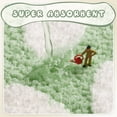 thumbnail image 3 of SIXHOME 20"x32" Cute Daisy Bathroom Rug Non Slip Bath Mat Fluffy Soft Super Absorbent Quick Dry Bathroom Mat Machine Washable Tufted Floral Bath Mats for Bathroom Floor Green, 3 of 7