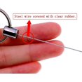 thumbnail image 5 of 3 X Retractable Keychain With Belt Clip And Steel Reel Chain, Retractable Badge Holder Clip, Key Holder Clip Holder Banban, 5 of 5