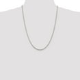 thumbnail image 4 of Auriga Fine Jewelry 925 Sterling Silver 2.5 mm Box Chain Necklace for Women 24", 4 of 6