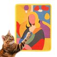 thumbnail image 1 of Sisal Cat Scratching Mat Furniture Protector For Walls Couches Cabinets Doors Carpet Shedding Control With Hook Loop Fastener, 1 of 5