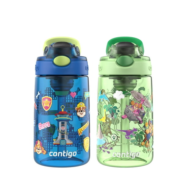 Botella de agua Contigo Aubrey Paw Patrol, 414 ml, paquete de 2 unidades, Autospout