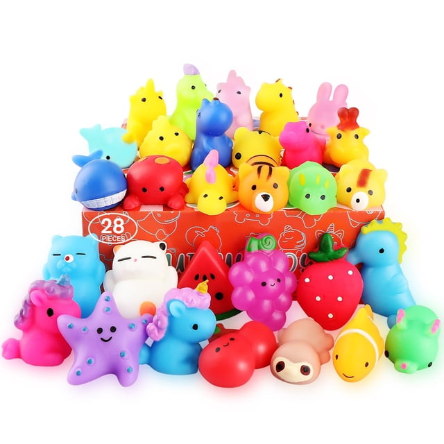 Squishy Toys nobasco Squishies, paquete de 28 unidades, mochi kawaii
