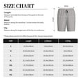 thumbnail image 5 of Wukai Gary Men’s Short Pajama Pants With Pockets Soft Sleep Pj Shorts for Men-4X-Large, 5 of 6