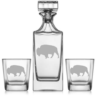 Luxury Gift For Men – Whiskey Decanter Set For Beloved Husband Or Dad Birthday Gift – 4 Whiskey Glasses And Decanter Set Is a Great Gift Idea for Whisky, Bourbon