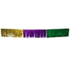 Metallic Mardi Gras Tiered Fringe 14" x 10' (Each)