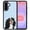 Tricolor Cavalier King Charles Spaniel Dog, variant on WIRESTER Shockproof Soft Rubber Cover Case for Google Pixel 10a 6.3" 2026, Black White Tuxedo Cat On Aero Blue Background