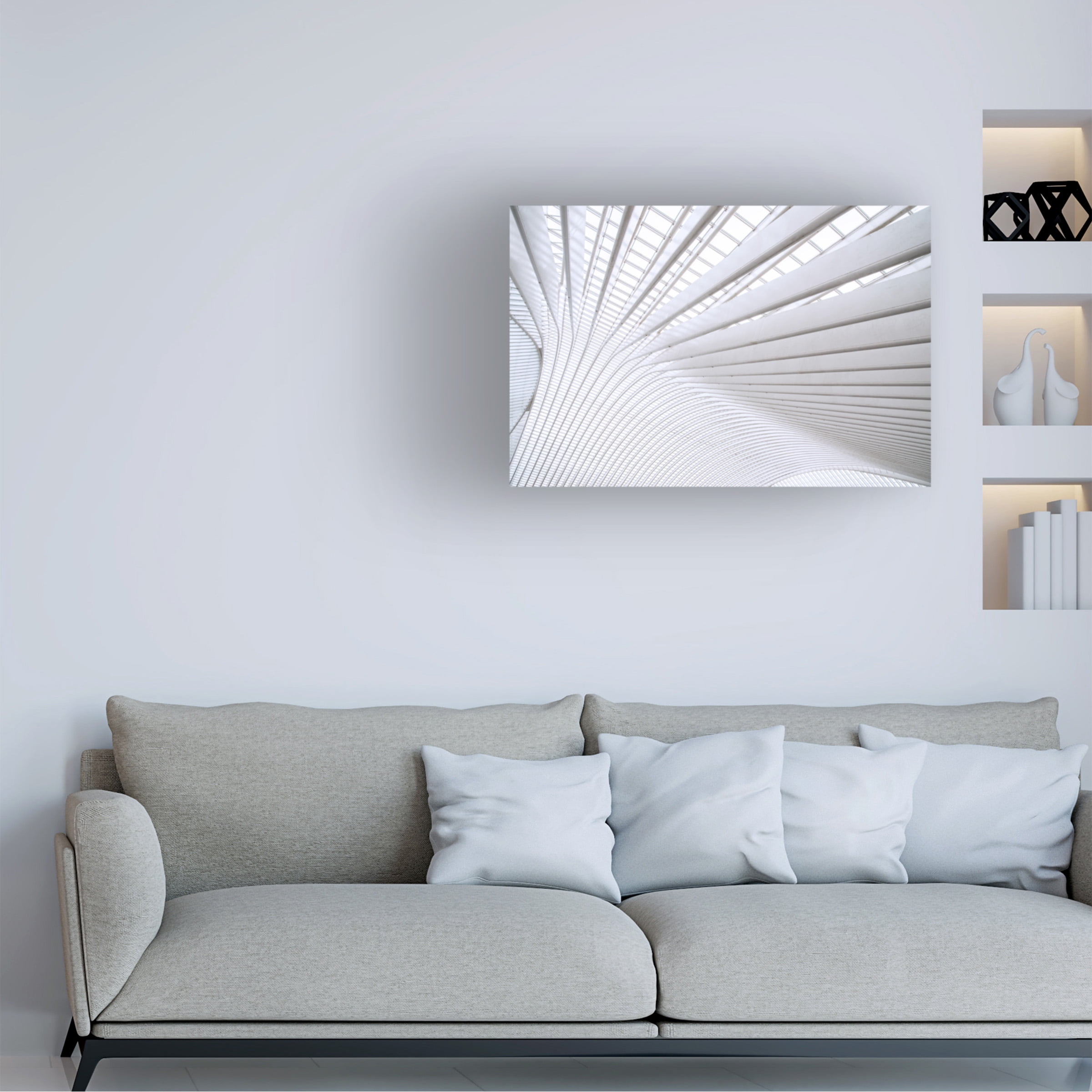 Linda Wride 'Curvature' Canvas Art