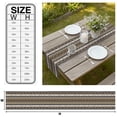 thumbnail image 3 of Brown Black Boho Table Runner Vintage Tribal Striped Southwestern Tablerunners 13 x 90 Inch, Table Decorations Tabletop Scarf for Summer Gathering Holiday Farmhouse Kitchen Dining Decor, 3 of 8