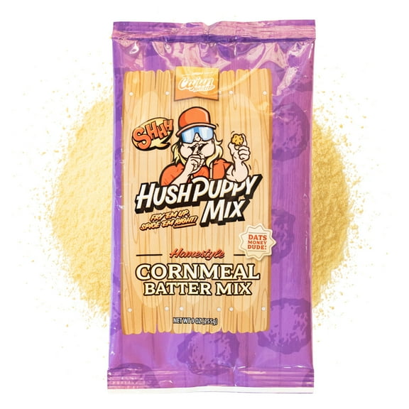 Cajun Two Step Hush Puppy Bites Batter Mix with Authentic Louisiana Flavor