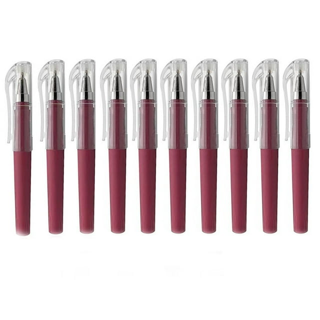 Preplabs Small Gel Ink Pens, Pocket Pens For Writing, Black Ink Pens For Office, Fine Point Portable Pens