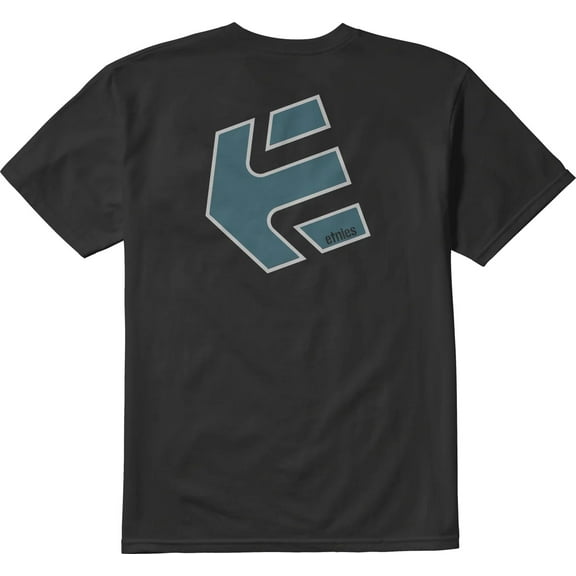 Etnies Men's T-Shirt Mini Crank Tech Short Sleeve Crewneck Tee (Small, Black)