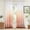 Red, variant on YuanGuangQ Gradient Semi Sheer Curtains for Balcony Living Room, Ombre Color Block Light Filtering Drapes, Soft Voile Sheer Curtain Panels for Bedroom Office Patio