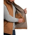 thumbnail image 3 of Berne Men's Canyon Sherpa Lined Vest, 2XL, Regular, Brown Duck, 3 of 5