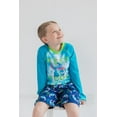 thumbnail image 2 of Disney Lilo and Stitch Rash Guard and Swim Trunks Set (Boy's), 2-Piece Set, 2 of 5