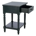 thumbnail image 3 of Safavieh Tami Pine Wood End Table in Dark Teal, 3 of 5