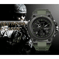 thumbnail image 6 of Findtime Men's Military Watch Outdoor Sports Electronic Watch Tactical Army Wristwatch LED Stopwatch Waterproof Digital Analog Watches, 6 of 8