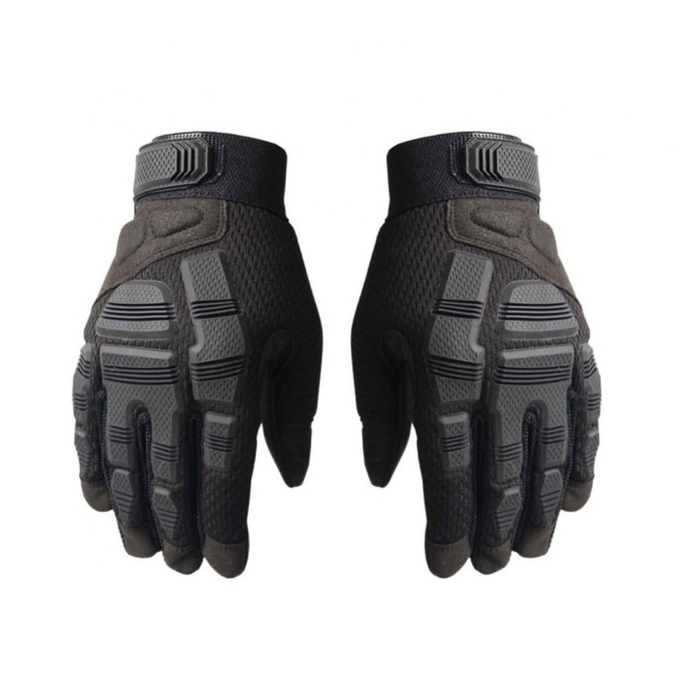 motocycle Army Tactical Gloves MTB Bike Cycling Full Finger Glove M L XL Black 