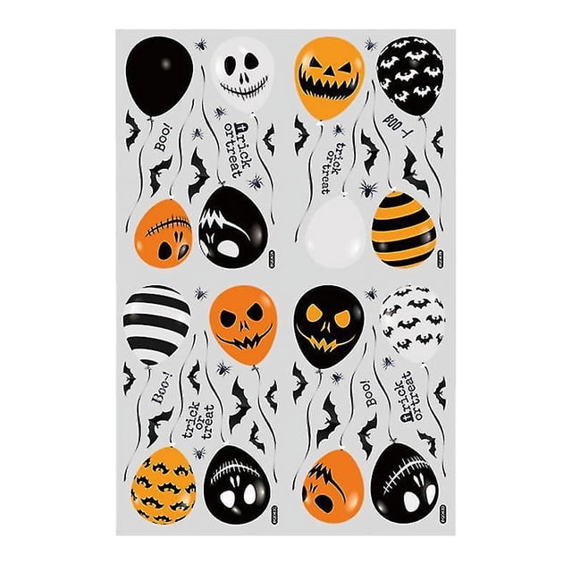 Etiqueta de la ventana Autoadhesiva Fuerte adherencia Patrón de terror extraíble Mejorar la atmósfera Pvc Calcomanía de la ventana de Halloween Etiqueta de fondo de la pared Soporte para el hogar