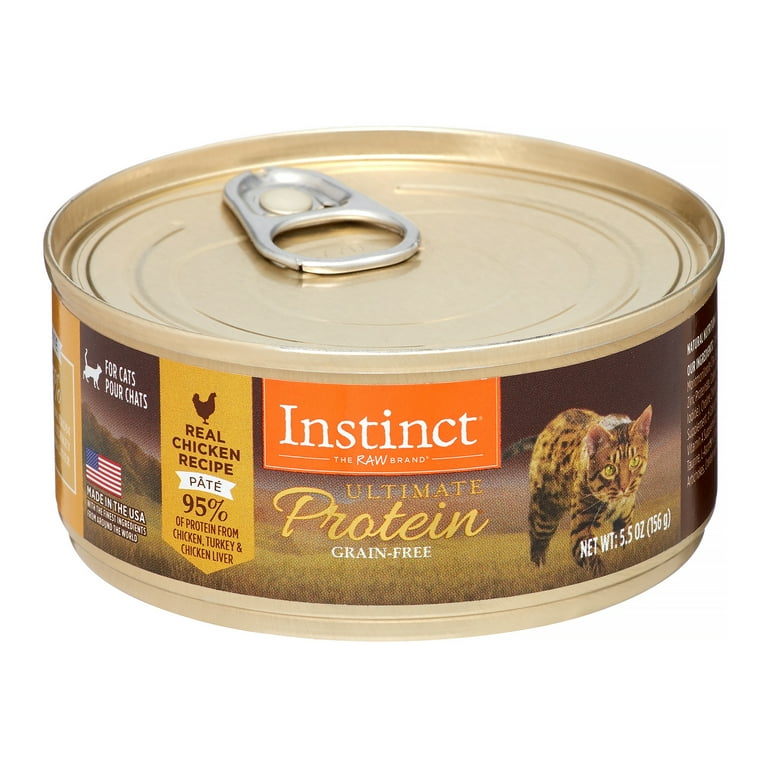 Instinct Ultimate Protein Real Chicken Recipe Grain-Free Pate Wet Cat Food Instinct Ultimate Protein Real Chicken Recipe Grain-Free Pate Wet Cat Food