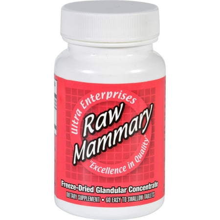 Mammary Care - Ultra Glandulars Mammary - Raw - 60 Tablets