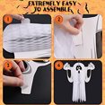thumbnail image 5 of 2 uds decoración de fantasmas 3D papel de panal fantasma volador decoración aterradora decoración de fiesta de Halloween espeluznante, 5 of 5