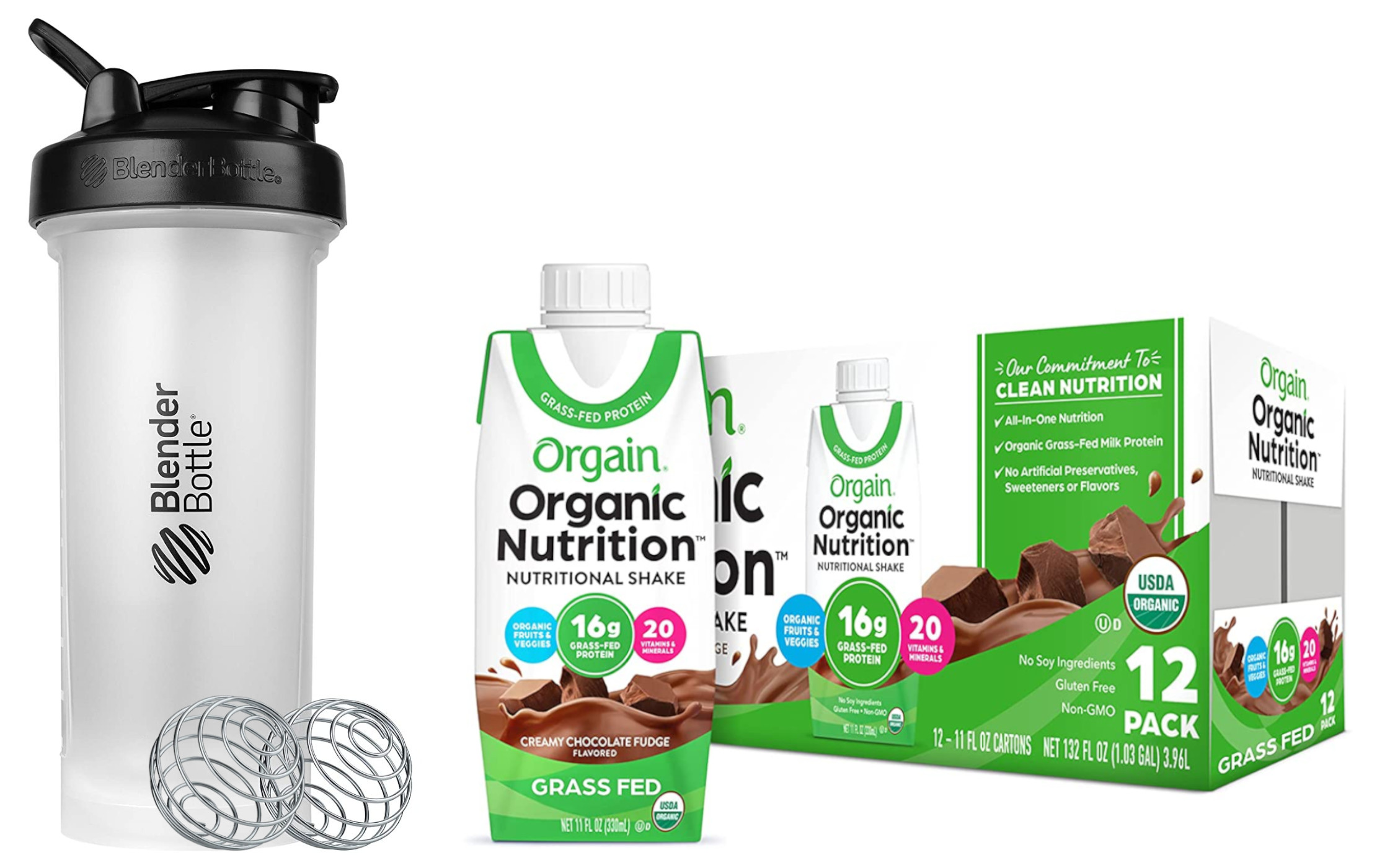 Orgain Plant Based Protein Meal Replacement Powder, Creamy Chocolate Fudge (2.01 LB) w