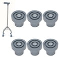 thumbnail image 4 of Cane Tip, Slip Resistant Replacement Crutch Tip Shock Absorption Portable  For Elderly For 4 Legged Crutch, 4 of 8