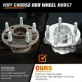 thumbnail image 5 of Nilight Front Wheel Hub Bearing Assembly for Nissan Altima 2007-2013 2014 2015 2016 2017 2018, Murano 2009-2018, Maxima 2009-2019, Pathfinder 2013-2019, Infiniti QX60 2013-2017, OEM 513296, 5 of 8