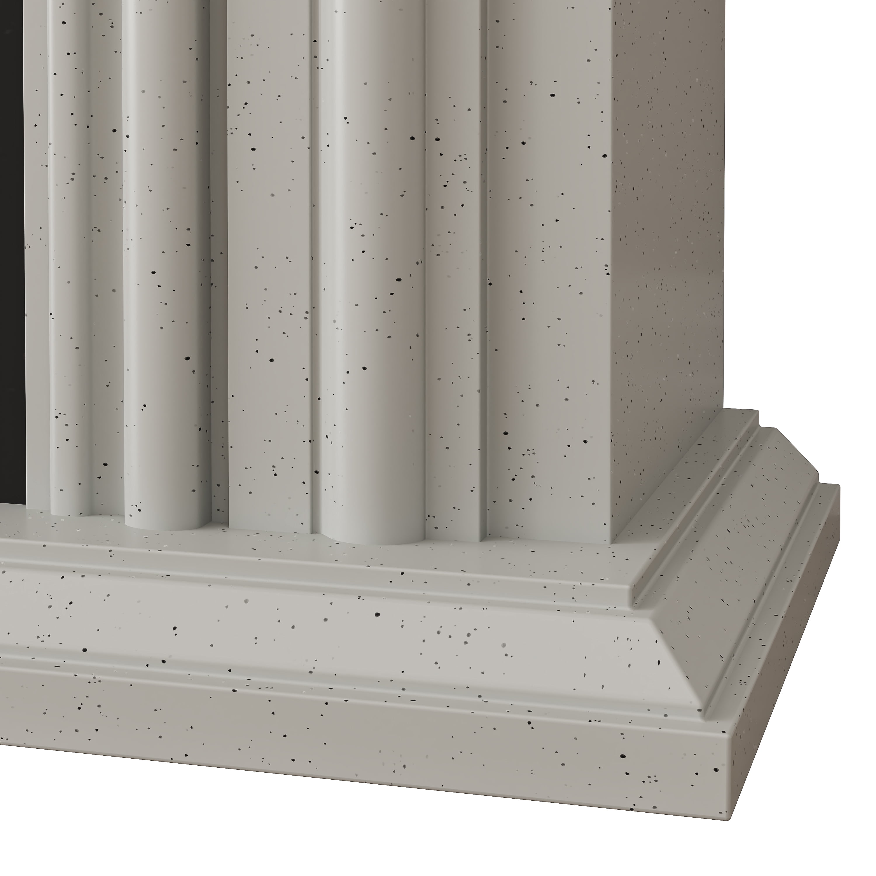 Joy River 47.5 inch Electric Fireplace Mantel with Elegant Grey Design