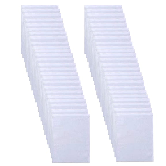 CZSCPDAW 50-Pack Nonwoven Travel Shoe Bags with Drawstring, Translucent Packing Pouches for Closet Luggage and Storage