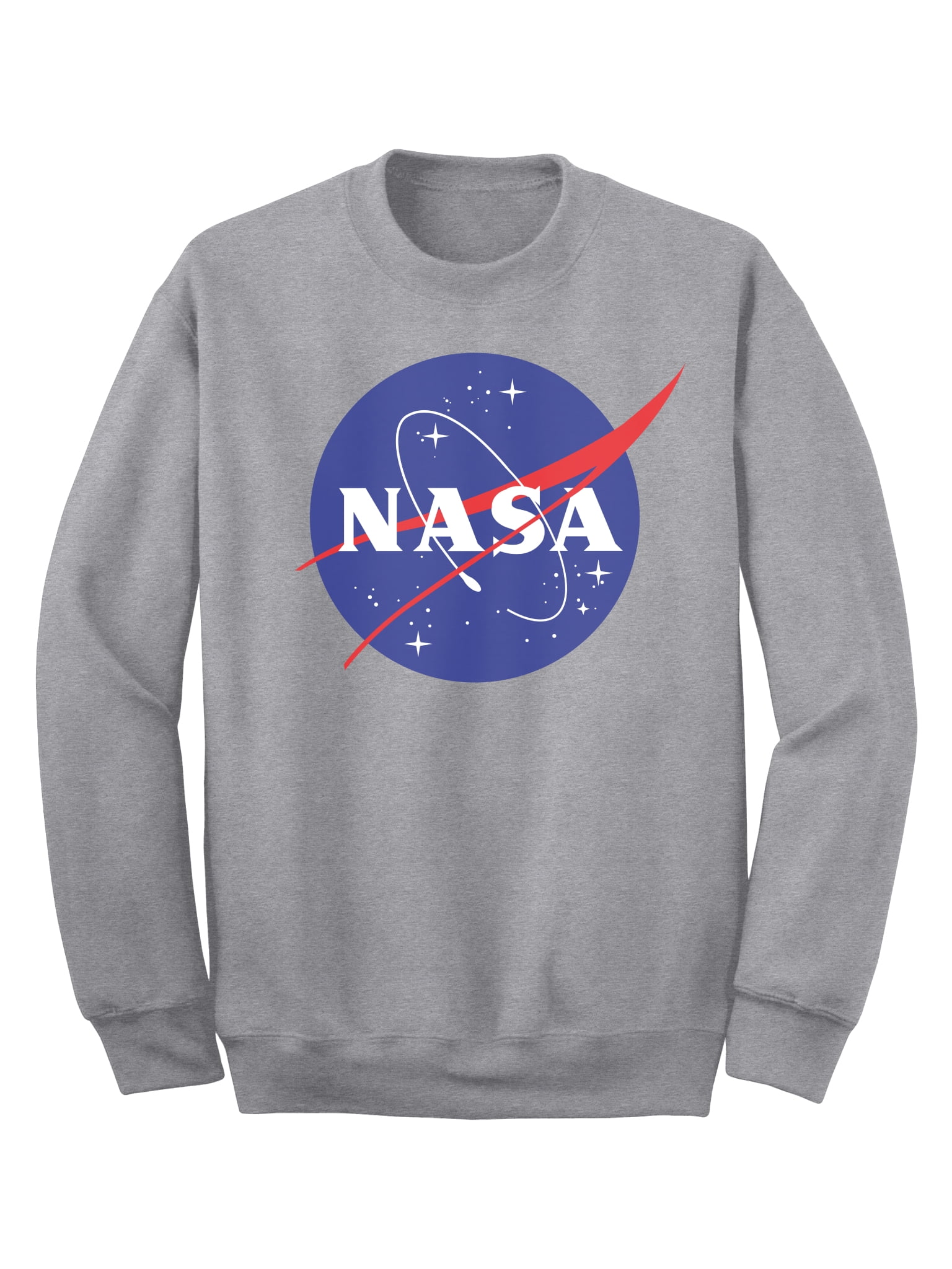 NASA - NASA Logo Men's Graphic Long Sleeve Fleece Pullover, up to size ...