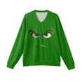 thumbnail image 4 of Funny Christmas T Shirt Snowflake Sweaters Dark Green XXL, 4 of 4
