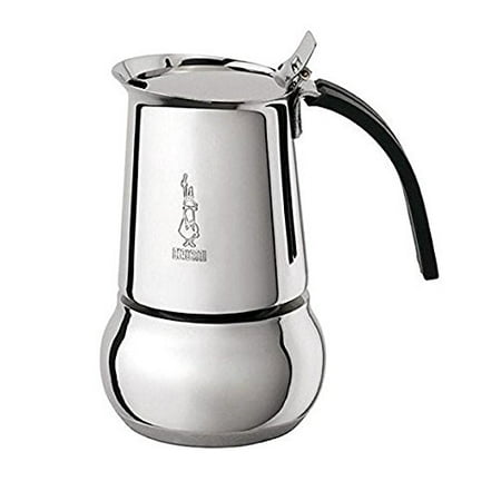 - Bialetti 06812 Kitty Coffee Maker, Stainless Steel, 4-Cup(8 oz)