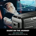 thumbnail image 2 of Simzlife 12 Volt Refrigerator, 26QT(25L) Portable Car Refrigerator, -4℉~68℉, 12/24V DC & 110-240V AC, Mini Fridge for RV Camping, Travel, Truck, Home, Black, 2 of 7