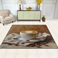 thumbnail image 3 of BZSMCE Vintage Area Rugs Cappuccino with Coffee Bean Creative Area For Home, 3 of 7