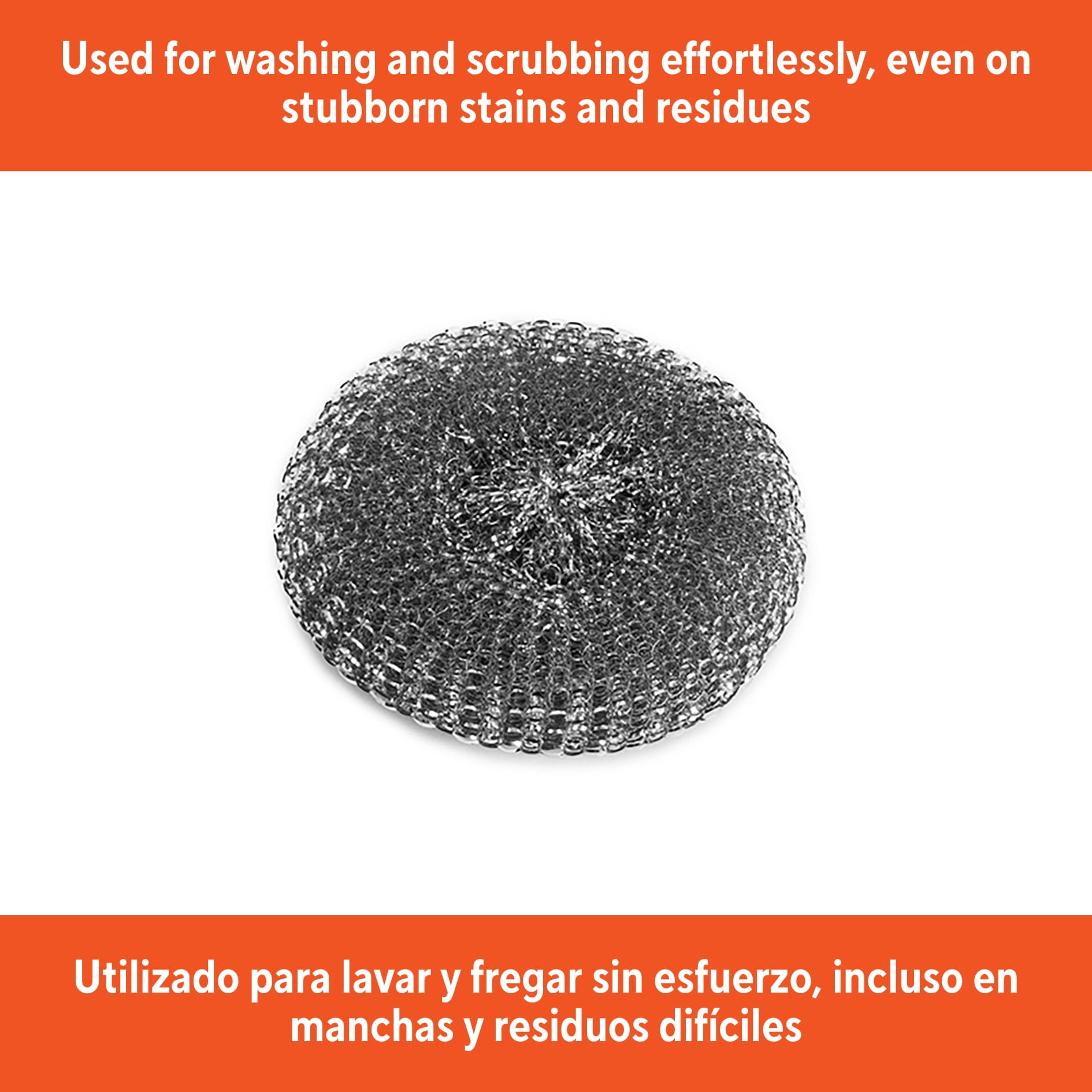 (6 pack) IMUSA Galvanized Steel Jumbo Scrubber