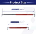 thumbnail image 4 of 1 Set 18inch 67lbs/300N Red Lift Supports Struts Shocks Gas Spring with Ball Stud Mounting Bracket Universal for RV Car Truck Boat, 4 of 7