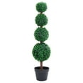 thumbnail image 6 of vidaXL Artificial Topiary Tree Faux Boxwood Ball with Pot Fake Plant Green 28", 6 of 24