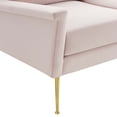 thumbnail image 2 of Modway Chesapeake Performance Velvet Sofa, Red, 2 of 5
